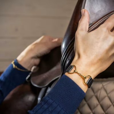 Zoom bild av smycken ridtjej häst smycken horsebit