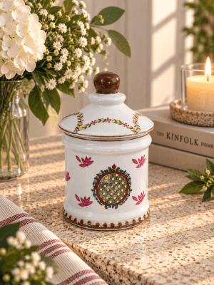 Zoom image of Jar Pink Barock