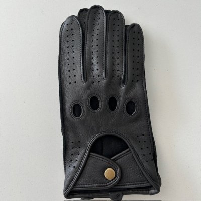 bilhandske hjorskinn svart exklusiv handske bilhandske old money style