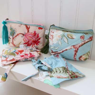 Zoom image of Blue Blossom Make Up Bag