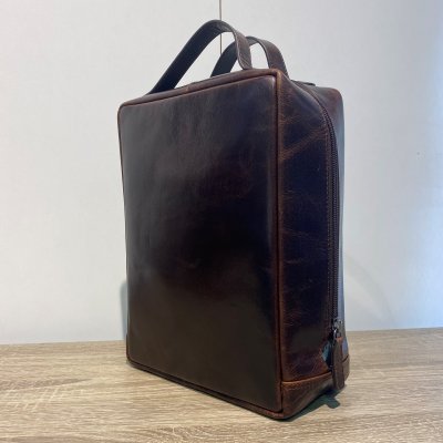 Zoom bild av Bag in box Tylösand skinn, Kylväska brun