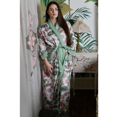 Zoom bild av Morgonrock Chintz Print, one size