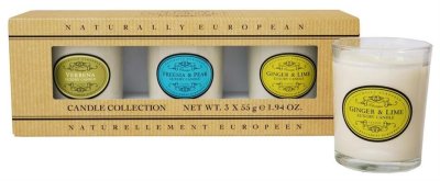 Zoom bild av 3 st giftbox presentbox doftljus med härliga dofter