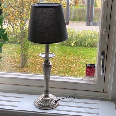 Zoom image of Lampfot Estrid, silver