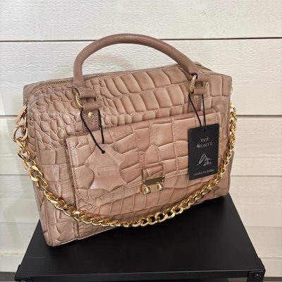 Zoom bild av Handväska Gina Croco Large, Taupe