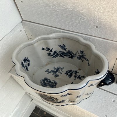 Zoom bild av Kruka / Balja Jardinière Gripsholm, 34 cm krackelerad