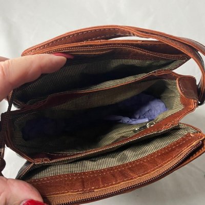 Zoom image of Shoulder Bag Classic women L.F, Small Brandy
