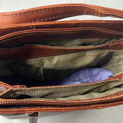 Zoom image of Shoulder Bag Classic women L.F, Small Brandy