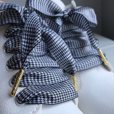 Zoom bild av Skosnören Hundtandsmönster, 120 cm