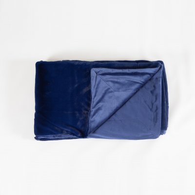 Zoom image of Throw Royal Indigo, 130 x 180 cm