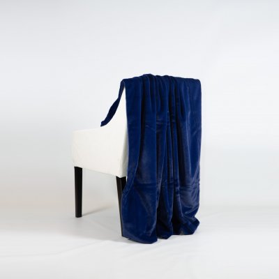 Zoom image of Throw Royal Indigo, 130 x 180 cm