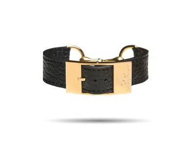 Zoom bild av Armband Gold bit svart