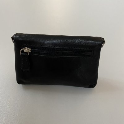 Plånbok med avtagbar kedja dam Vintage L.F, Svart