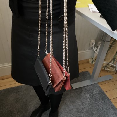 Plånbok med avtagbar kedja dam Vintage L.F Brandy