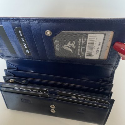 Zoom bild av Plånbok Dam Bologna, Navy