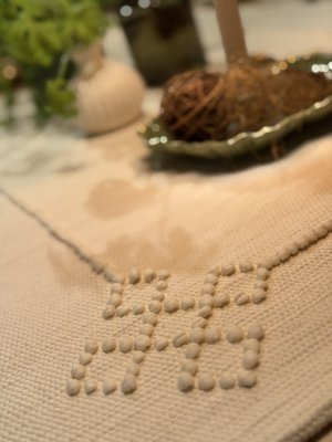 Zoom image of Floormat Micci Recycled creme, 50 x 100 cm