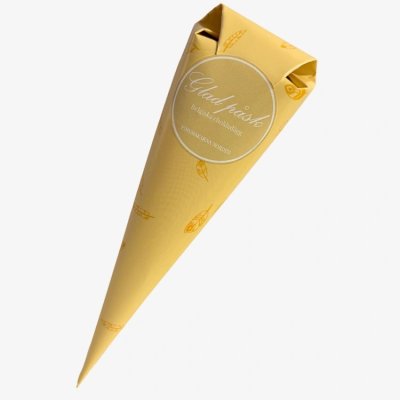 Zoom image of Glad Påsk chokladstrut, gul