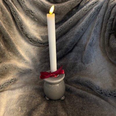 Zoom bild av Klotljusstake, Grå