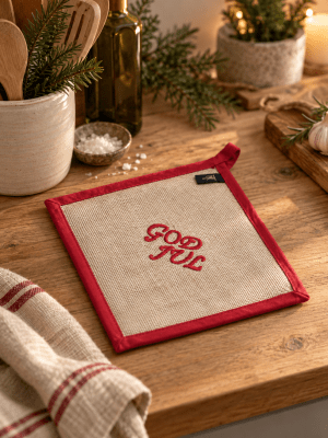 Zoom bild av Grytlapp God Jul, jute