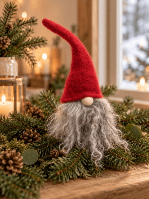 Zoom bild av Tomte Rudolf mini, 25 cm
