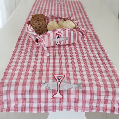 Zoom bild av Löpare Bistro sill & snaps, 40 x 140 cm