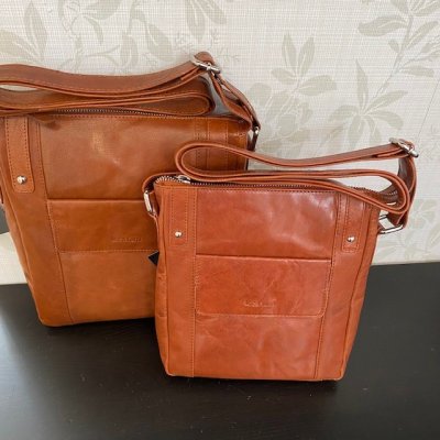 Zoom bild av Damväska /crossover Vintage L.F, Small Cognac