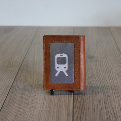 Zoom image of Mini Wallet Vintage, Brandy, no coins