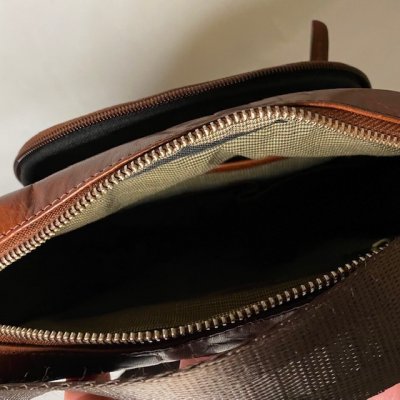 Zoom bild av Axelremsväska L.F. Vintage Cognac unisex