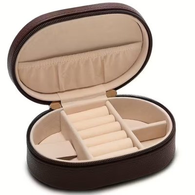 Zoom image of Jewelry box , burgundy