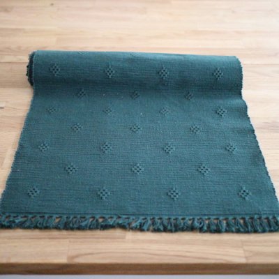 Zoom image of Ribrunner dobby green, 40 x 140 cm