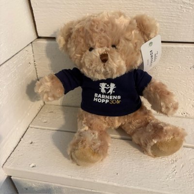 Zoom bild av barnens hopp nalle 30 år barnhem ukraina gw persson camilla läckberg