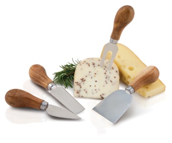 ostknivar i trä o rostfritt stål snyugga ostknivar för fest ostbricka