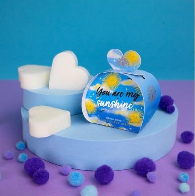 Zoom image of Occasion Heart Soaps, You Are My Sunshine 3x20g