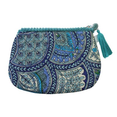 Zoom image of Blue Paisley Make Up Bag