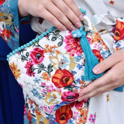 Zoom image of Floral PoppyMake Up Bag
