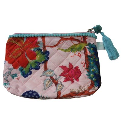 Zoom image of Pink Floral Make Up Bag