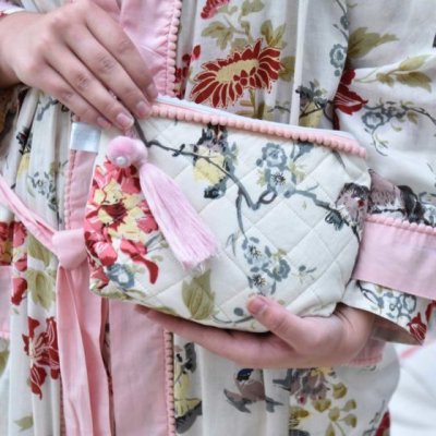 Zoom image of Rose Floral Make Up Bag