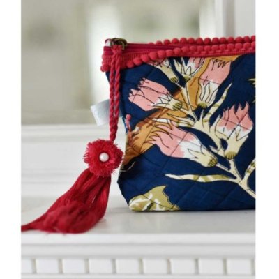 Zoom image of Blue Carnation make up bag