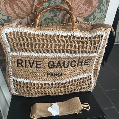 Zoom image of Rive Gauche Totebag Crochet, white