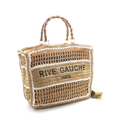 Zoom image of Rive Gauche Totebag Crochet, white
