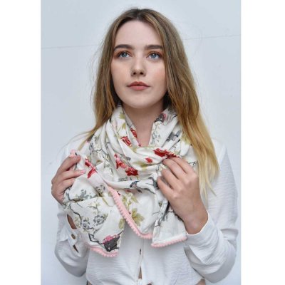 Zoom bild av Scarf Rose Floral