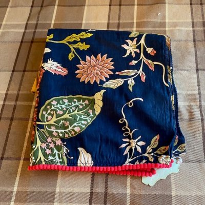 Zoom bild av Scarf Blue Carnation, 50 x 180 cm