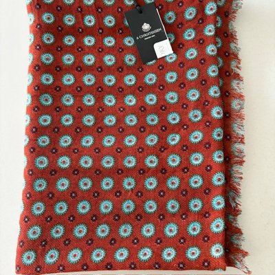 Zoom image of Scarf Classic 100% wool ,Rust