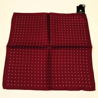 Zoom bild av slips siden bröstnäsduk näsduk fickduk sidenduk