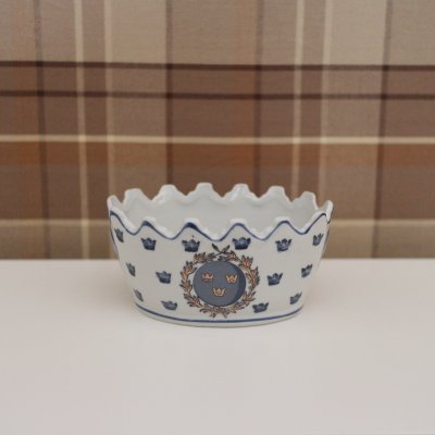 Zoom bild av kruka gripsholm handmålad kungli skål sköljskål