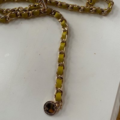 Zoom image of Hipchain / belt Parisienne, Yellow/ gold