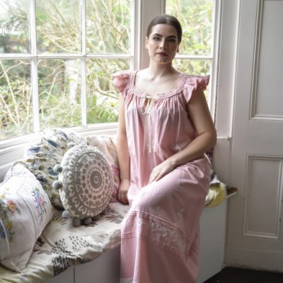 Zoom bild av Margo pink nattlinne
