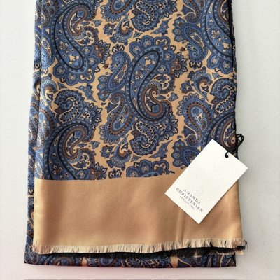 Zoom bild av elegant scarf tubscarf siden ull herr amanda christensen