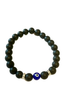 Zoom bild av Armband onyx, onda ögat