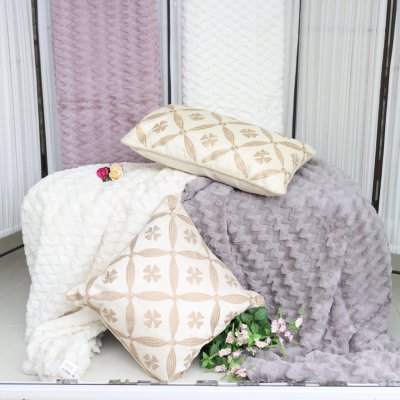 Zoom bild av Pläd ZigZag, Ljung